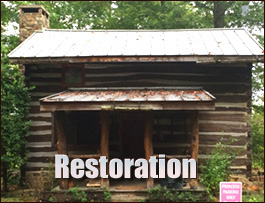 Historic Log Cabin Restoration  Sharpsburg, Ohio